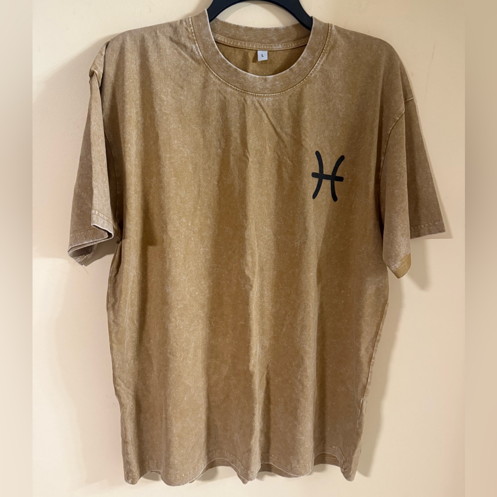 Mens Brown Graphic TShirt762